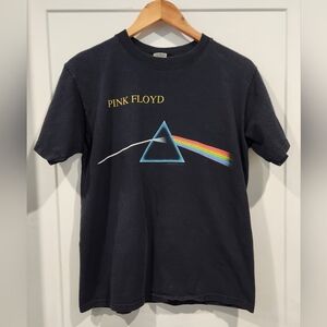 Vintage 90s Pink Floyd Dark Side Of The Moon Graphic Mens T-Shirt 1998 M Anvil